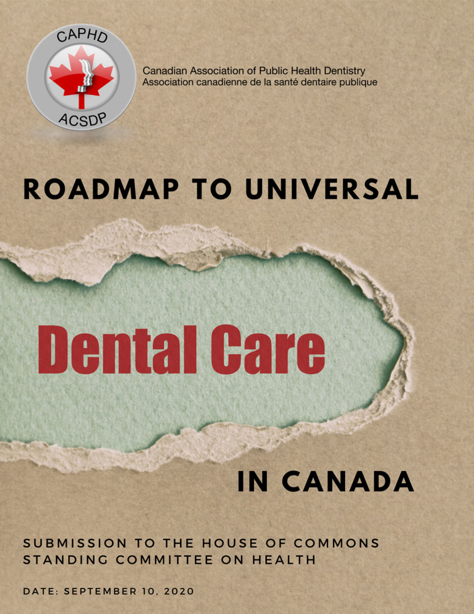 Roadmap to Universal Dental Care in Canada